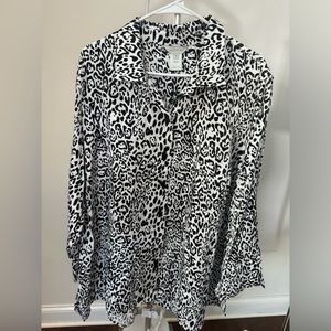 Women’s animal print shirt
